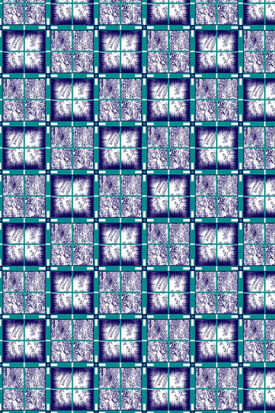 Ілюстрація Безшовного Квіткового Візерунка Абстрактний Безшовний Геометричний Візерунок Колір Ілюстрації — стокове фото