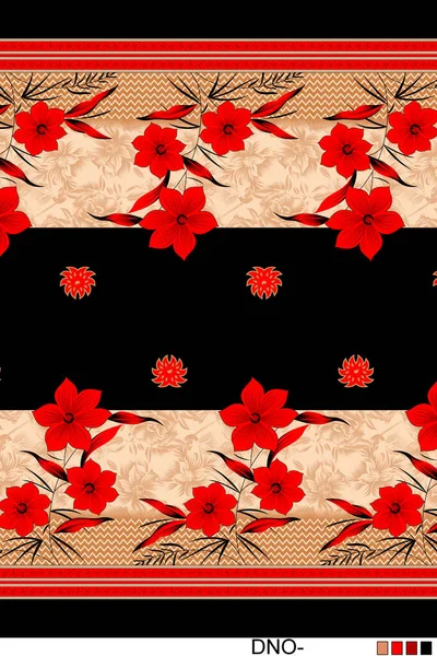 Illustration Von Nahtlosen Blumenmustern Abstrakten Nahtlosen Geometrien Illustrationsfarbe Für Tapetendesign — Stockfoto