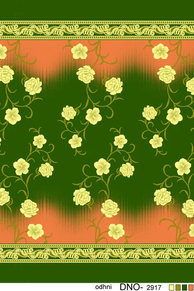 Ilustração Padrão Floral Sem Costura Padrão Geometrias Sem Costura Abstrata — Fotografia de Stock