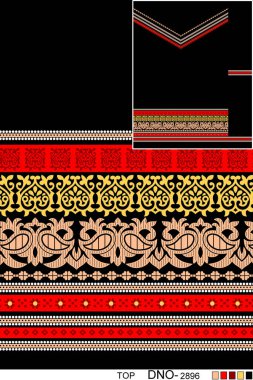 Kusursuz çiçek desenleri, soyut dikişsiz geometri desenleri. Duvar kağıdı tasarımı için illüstrasyon rengi