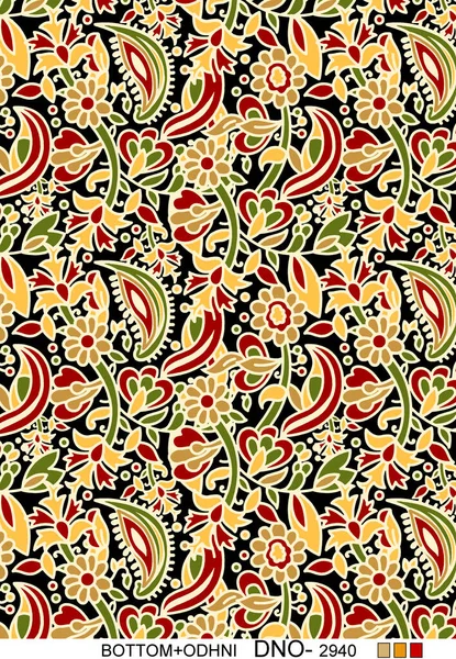 Ilustrace Bezešvého Květinového Vzoru Abstraktní Bezešvé Geometrie Vzor Barva Ilustrace Royalty Free Stock Fotografie