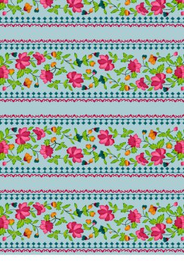 Kusursuz çiçek desenleri, soyut dikişsiz geometri desenleri. Duvar kağıdı tasarımı için illüstrasyon rengi