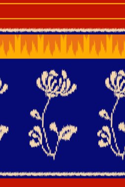 Kusursuz çiçek desenleri, soyut dikişsiz geometri desenleri. Duvar kağıdı tasarımı için illüstrasyon rengi