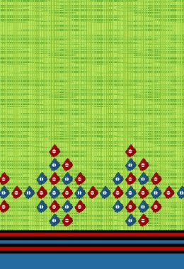 Kusursuz çiçek desenleri, soyut dikişsiz geometri desenleri. Duvar kağıdı tasarımı için illüstrasyon rengi