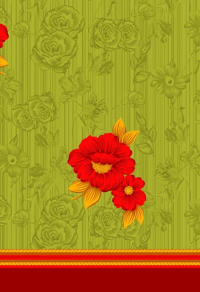 Illustratie Van Naadloos Bloemenpatroon Abstract Naadloos Geometriepatroon Illustratie Kleur Voor — Stockfoto