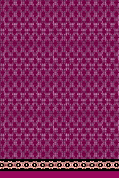 Illustratie Van Naadloos Bloemenpatroon Abstract Naadloos Geometriepatroon Illustratie Kleur Voor — Stockfoto