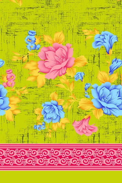 Kusursuz Çiçek Desenleri Soyut Dikişsiz Geometri Desenleri Duvar Kağıdı Tasarımı — Stok fotoğraf