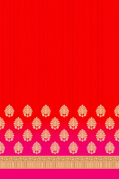 Illustration Sömlöst Blommönster Abstrakt Sömlöst Geometrimönster Illustration Färg För Tapet — Stockfoto
