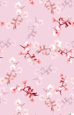 Kumaş baskısı için tekstil dijital süsleme motifleri izin verir