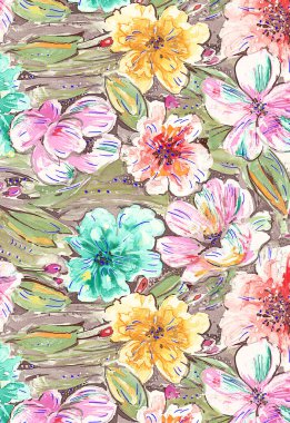 Kumaş baskısı için tekstil dijital süsleme motifleri izin verir