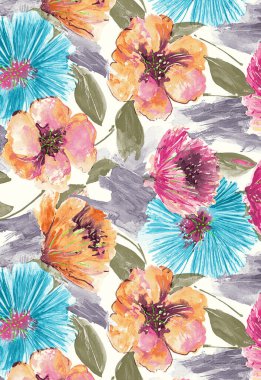 Kumaş baskısı için tekstil dijital süsleme motifleri izin verir