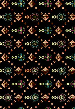 Kumaş baskısı için tekstil dijital süsleme motifleri izin verir