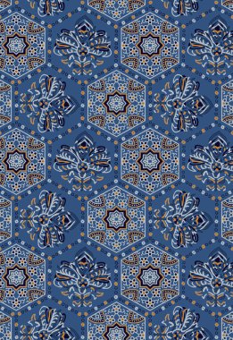 Antika yüzey çiçekli, dikişsiz desen dizaynı, çok renkli suluboya arka plan desenli çiçekler..