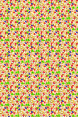 Antika yüzey çiçekli, dikişsiz desen dizaynı, çok renkli suluboya arka plan desenli çiçekler..