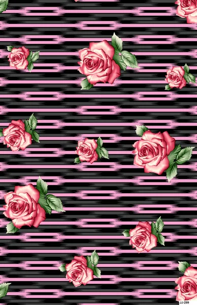 Antika yüzey çiçekli, dikişsiz desen dizaynı, çok renkli suluboya arka plan desenli çiçekler..