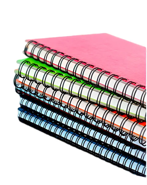 Very Attractive Useful Graphic Design Spiral Notebook Isolated White Background — 图库矢量图片