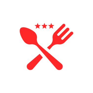 Çatal bıçak takımı, yemek pişirme, kalın renk konsepti, düzenlenebilir vektör çizgisi simgesi. modern, minimalist stil izole edilmiş sembol