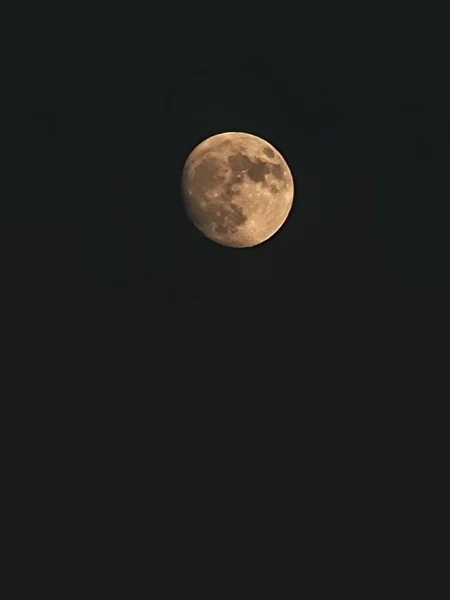 Частковий Кров Яний Місяць Вночі — стокове фото