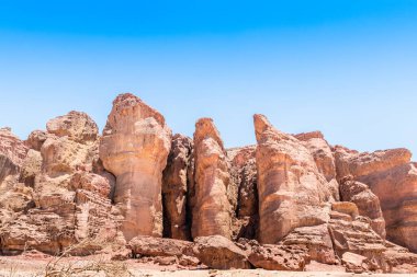 İsrail - Timna Park ve Kral Süleyman'ın madenlerini fotoğraflarını seyahat