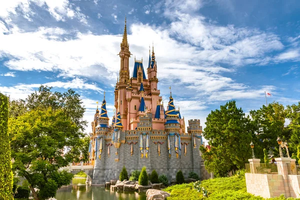 View Cinderella Castell Walt Disney World Magic Kingdom Orlando Florida — Stock Photo, Image