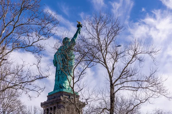 Άγαλμα Της Ελευθερίας Στη Νέα Υόρκη Ηπα — Φωτογραφία Αρχείου