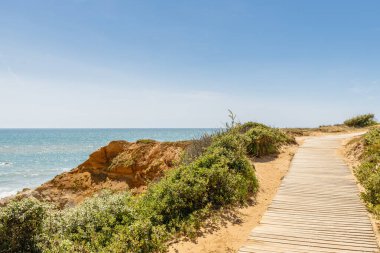 Pointe du Payre plajı manzarası, Jard sur Mer, Fransa, Vendee, Fransa