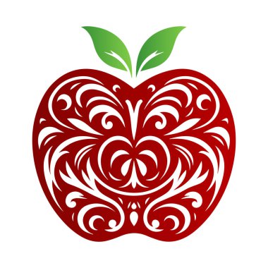 Estetik desenli ananasın çizim vektörü grafiği. Meyve dükkanı logosu için mükemmel.. 