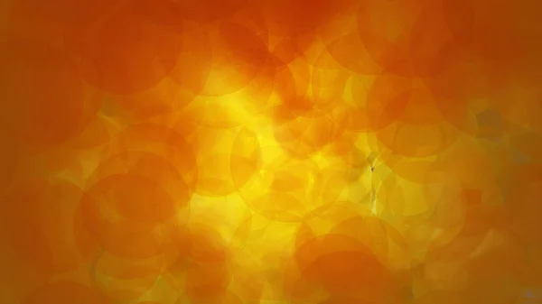 Suyun Altından Görünen Bir Gökyüzü Gibi Şeffaf Turuncu Baloncuk Görüntüleme — Stok fotoğraf