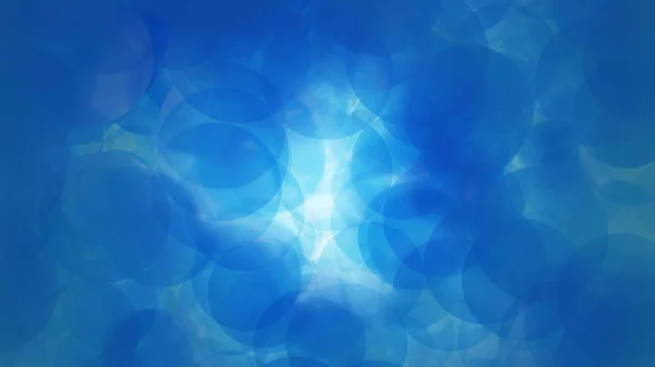 Επικαλυμμένη Διάφανη Μπλε Φούσκα Σαν Ουρανός Που Βλέπει Από Νερό — Φωτογραφία Αρχείου