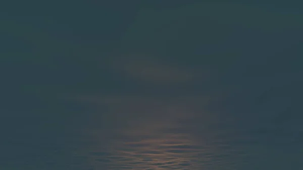Fluffy Blue Mammatus Wolk Zijn Gouden Lichtspoor Een Zonsondergang Rendering — Stockfoto