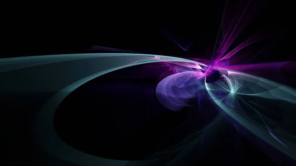 Bir süpernovanın renkli dalga ve dalgalı plazması (3B oluşturma)
