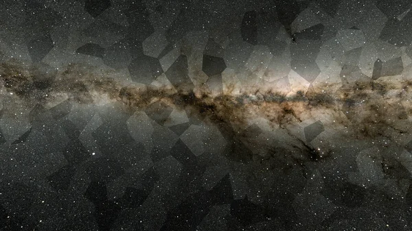Belle Voie Lactée Qui Est Visualisée Partir Toiture Verre Teinté Images De Stock Libres De Droits