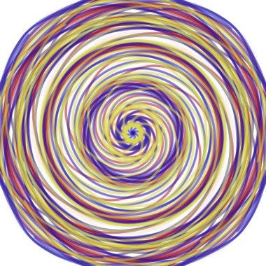 Renkli spiral girdap deseni. Girdap sanatı