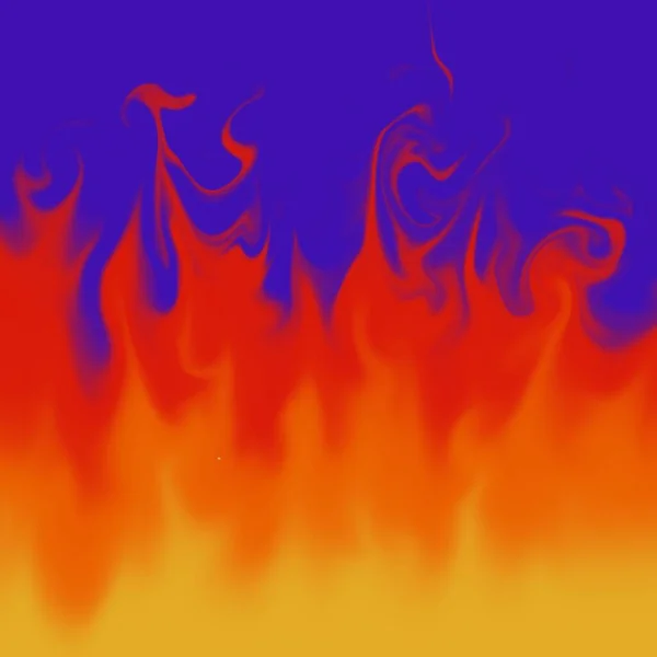 Burning Flame Illustration Red Fire Pattern Background — Stock Photo, Image