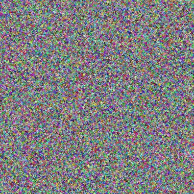 Çeşitli renklerdeki küçük karelerin canlı mozaiği, canlı, dijital bir sanat eseri yaratıyor..