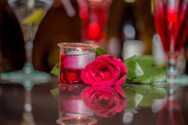 Valentine day celebration on February, shot is selective focus with shallow depth of field
