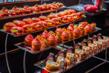 Valentine day celebration food shot on February, photo is selective focus with shallow depth of field