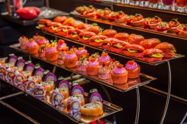 Valentine day celebration food shot on February, photo is selective focus with shallow depth of field