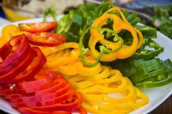 Food Photography Art Shot Salad Photo Selektivní Zaměření Mělkou Hloubkou — Stock fotografie