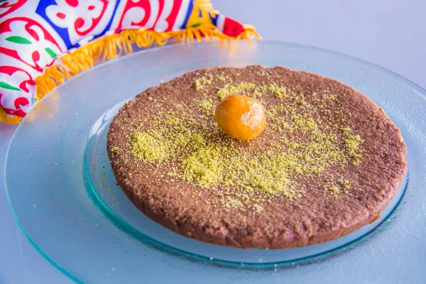 Ramadan Oriental Dessert Fotografi Makanan Photo Selektif Fokus Dengan Kedalaman — Stok Foto