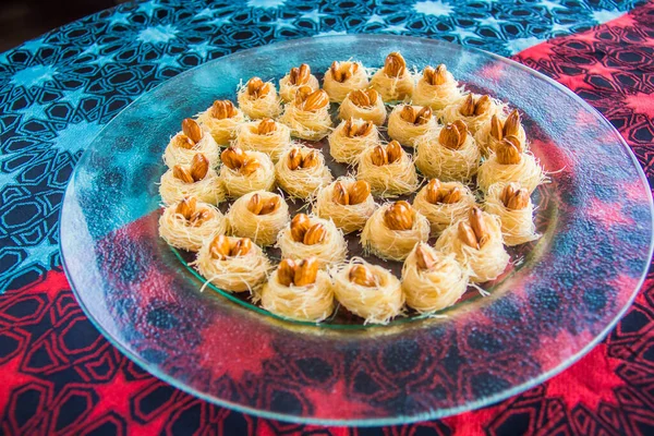 Ramadan Oosterse Dessert Food Fotografie Foto Selectieve Focus Met Ondiepe — Stockfoto