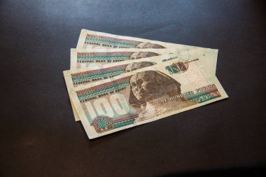 Mısır parası, Mısır sterlini, seçici odak noktası sığ alan derinliği.