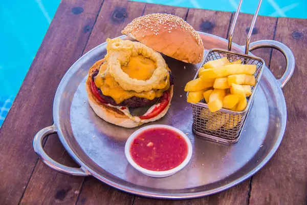 Tasty and Delecious food Fotography art shots, Photos is selective focus with shallow depth of field. shot taken on the pool of LeMeridien Hotel at Cairo Egypt