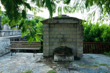 Blacherna Arta, Epirus, Yunanistan 'da bir taş çeşme başı.