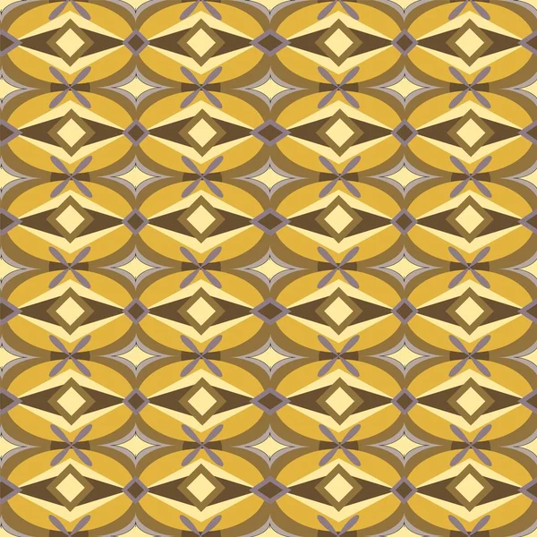 Abstract Geometrisch Naadloos Patroon Ornament Achtergrond Ontwerp Behang Stof Print — Stockvector