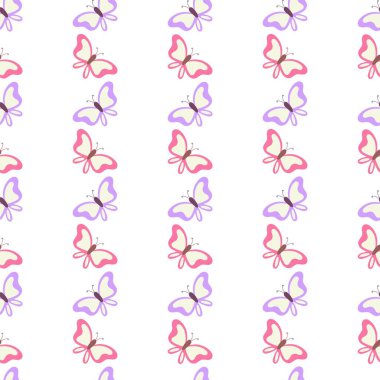 Gökkuşağı şemsiyesi, bulutlar ve balonlar üzerinde uçan şirin pembe tek boynuzlu atın kart kaplama şablonu. Tasarım elemanı tebrik kartı, bebek partisi, baskı, baskı, post, afiş, poster. Vektör illüstrasyonu. 