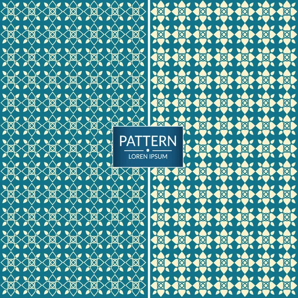 Texture Élégante Géométrique Sans Couture Géométrique Textile Motif Floral Fond — Image vectorielle