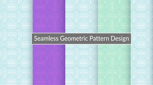 Geometric Textile Floral Pattern Background Seamless Geometric Stylish Pattern Texture — Stock Vector