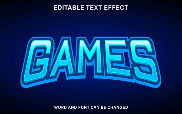 Colorido Moderno Editable Efecto Texto Diseño Tipografía — Archivo Imágenes Vectoriales