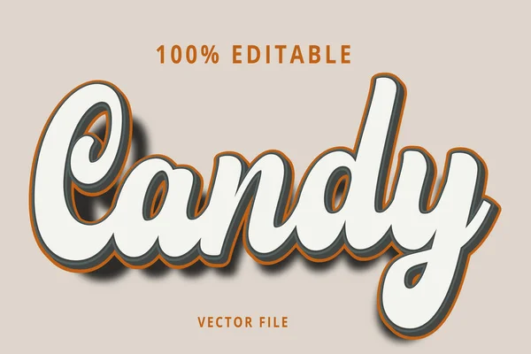 Barevný Moderní Editovatelný Textový Efekt Typografický Design — Stockový vektor
